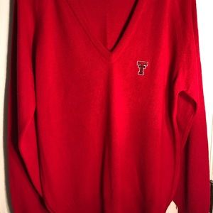 Vintage Pickering Sweater with Texas Tech Embroidery